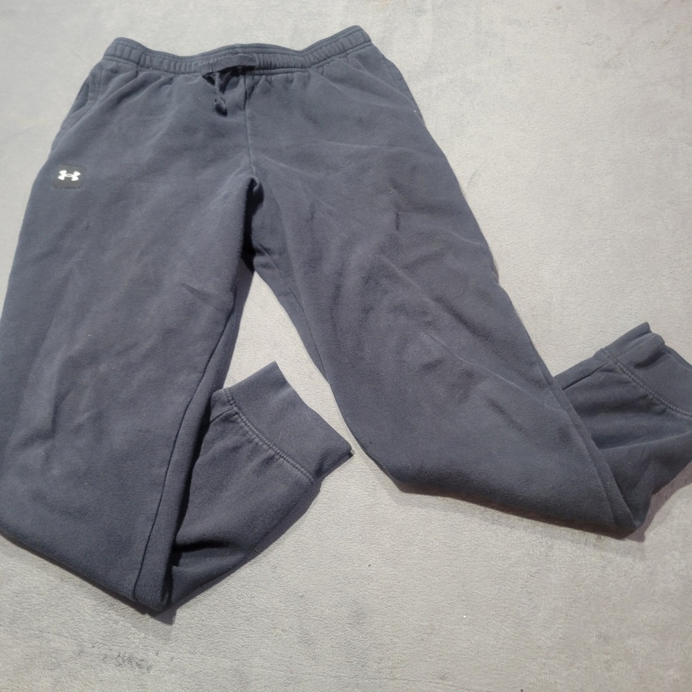 Under Armour Joggers Boys YXL Black Rival‎ Fleece Loose Fit Athletic Sweatpants